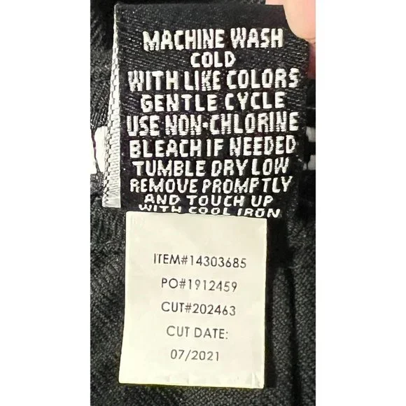 Vintage 00s Hot Topic Pleated Mini Skirt XS Black Buckles Goth Witchcore 24 x 16 - Picture 6 of 6